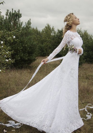 Свадебное платье Энотера-B46947 - Свадебный салон Bondi blue