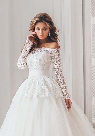 Свадебное платье Илиана-A47683 - Дом свадебной и вечерней моды Anna Bogdan