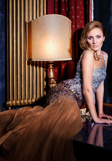 Вечернее платье Элоиза-P48232 - Свадебный салон Perry Blue