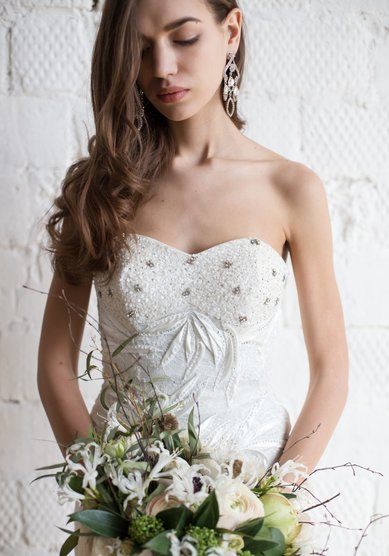 Свадебное платье Нинэль-P48237 - Свадебный салон Perry Blue