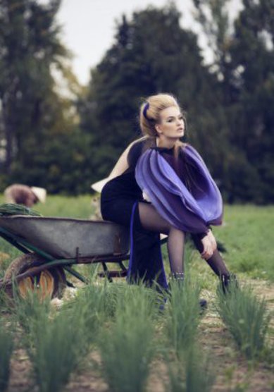 Вечернее платье PEONY INDIGO-T48298 - Свадебный салон TO BE LOVE!