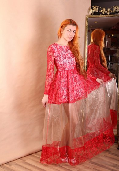 Вечернее платье Грация mini-Y49168 - Салон свадебной и вечерней моды Your Love Story