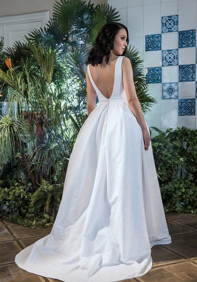 Свадебное платье Санди-2-A50959 - Дизайн-студия Amantes