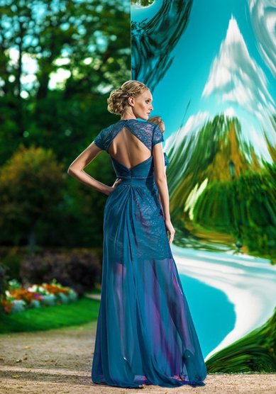 Вечернее платье экстравагантное платье KP5-136-X51752 - Свадебный салон X`zotic / jan steen