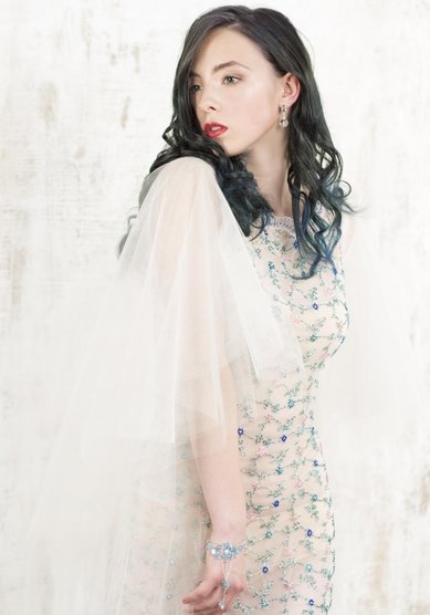 Свадебное платье Цветочная вуаль-T52505 - Свадебный салон TO BE LOVE!