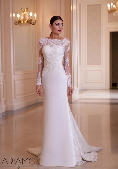 Свадебное платье Альза-B56406 - Мир свадебной моды Bellissimo