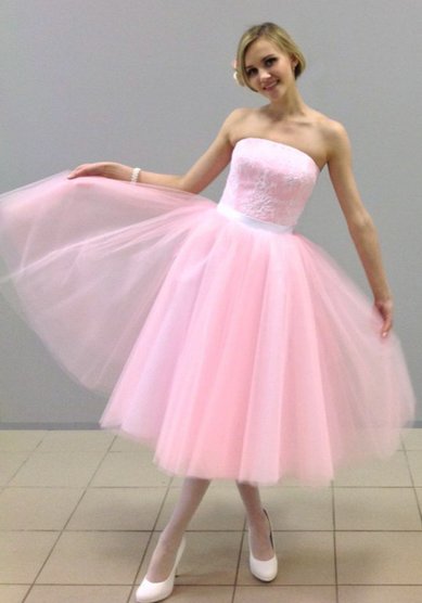 Вечернее платье Пинки-О57910 - Студия - Ателье Очарование