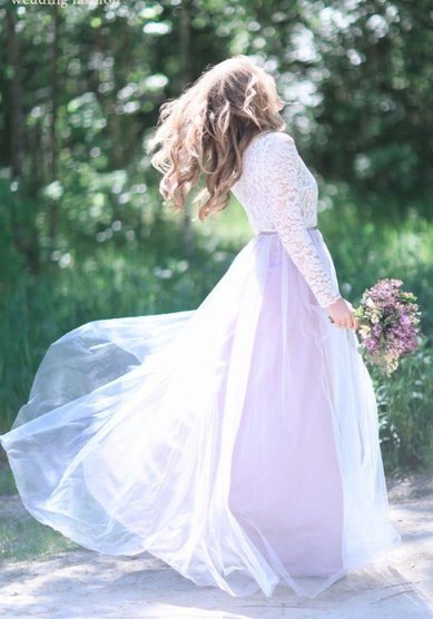 Свадебное платье Лиловый туман-М58279 - Свадебный салон МОЯ СВАДЬБА