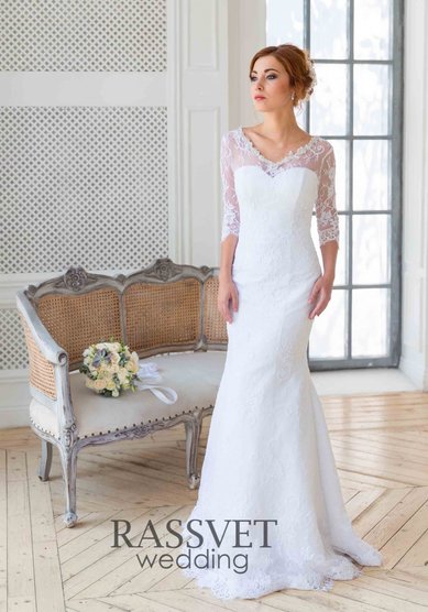 Свадебное платье Шарлота Люкс-R59333 - Свадебный салон RASSVET