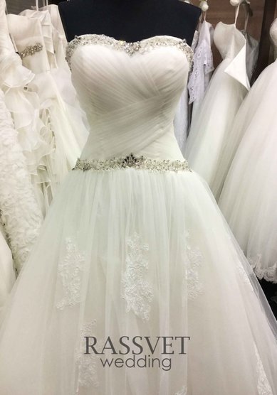 Свадебное платье Альбертина-R59362 - Свадебный салон RASSVET