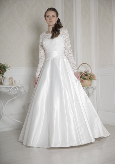 Свадебное платье Татьянка (атлас)-В59906 - Свадебный салон Венера