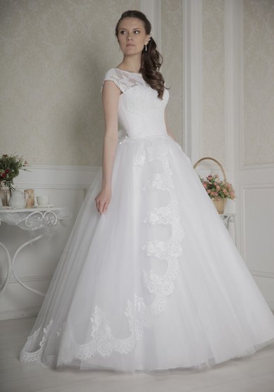 Свадебное платье Татьянка (юбка с разрезом )-В59909 - Свадебный салон Венера