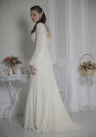 Свадебное платье Флер (шампань)-В59917 - Свадебный салон Венера