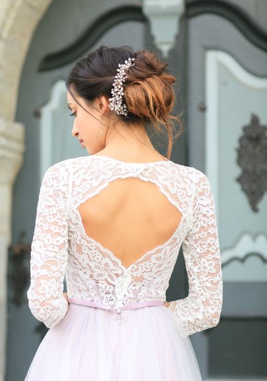 Свадебное платье Кристальный топаз-М60703 - Свадебный салон МОЯ СВАДЬБА