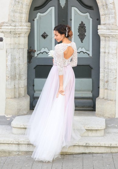 Свадебное платье Кристальный топаз-М60703 - Свадебный салон МОЯ СВАДЬБА