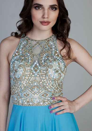 Вечернее платье Юлиана-P61258 - Свадебный салон Perry Blue