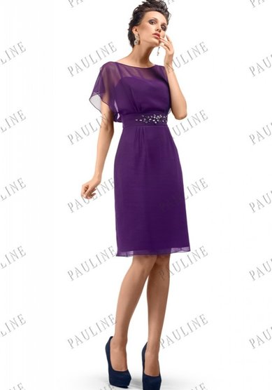 Вечернее платье Лейя миди-Б61934 - Свадебный салон Богема