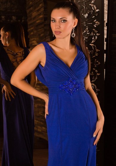 Вечернее платье Вивьен-П62348 - Свадебный салон ПЛАТЬЕ МЕЧТЫ