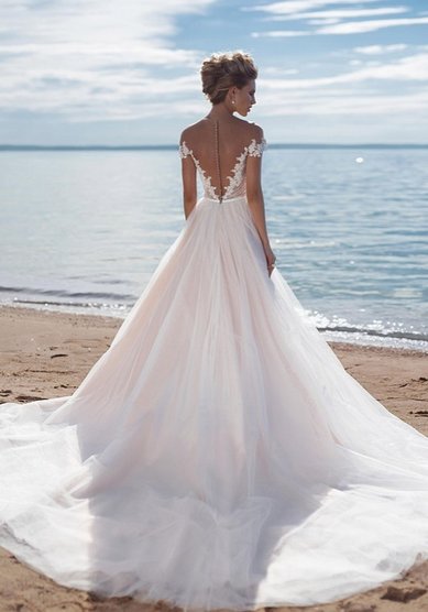 Свадебное платье Kon-Tiki-B62379 - Свадебный салон Bondi blue