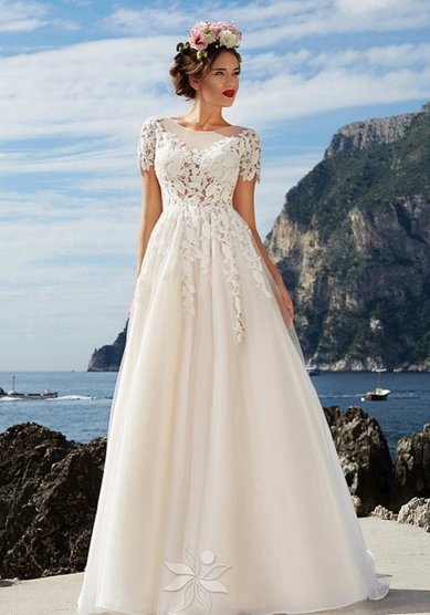 Свадебное платье Laura-B63135 - Свадебный салон Bondi blue