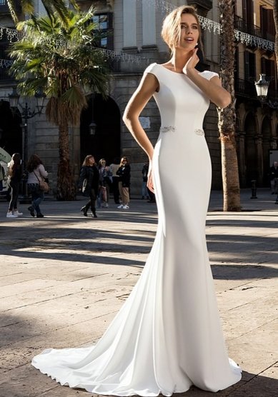 Свадебное платье Fillis-B63514 - Свадебный салон Bondi blue