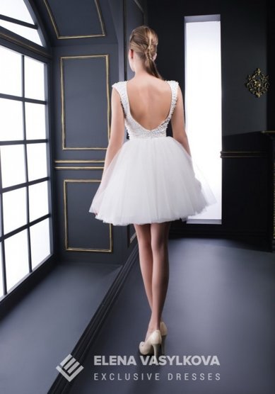 Вечернее платье V-044-П63684 - Свадебный салон ПЛАТЬЕ МЕЧТЫ