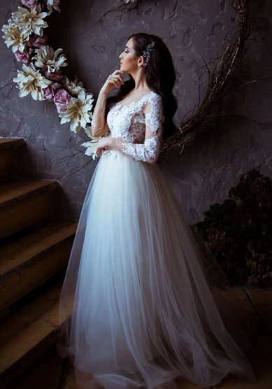 Свадебное платье Кэтти-М63882 - Свадебный салон МОЯ СВАДЬБА