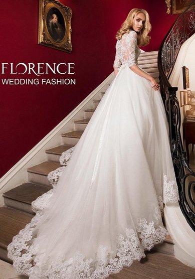 Свадебное платье Muscadet-B64211 - Свадебный салон Bondi blue