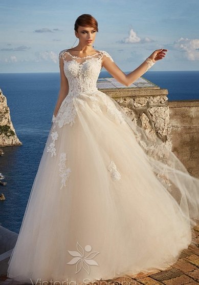 Свадебное платье Veronica-B64530 - Свадебный салон Bondi blue