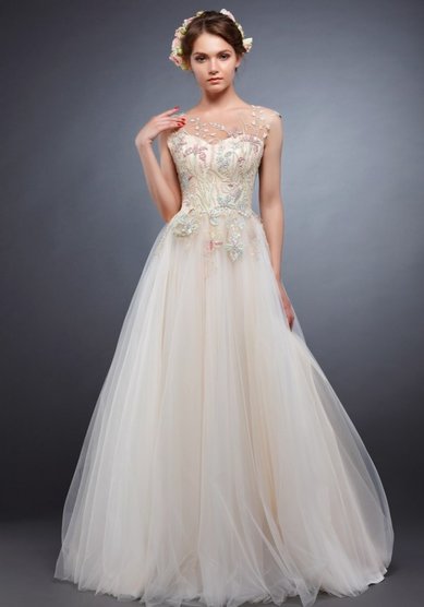 Свадебное платье Акварель-М65763 - Свадебный салон Мендельсон