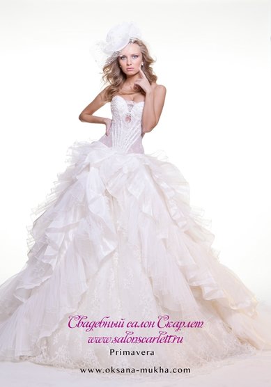 Свадебное платье Примавера-П10722 - Свадебный салон ПЛАТЬЕ МЕЧТЫ