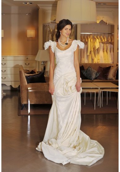 Свадебное платье АКЦИЯ Moka Crudo-W12385 - Свадебный бутик WonderWhite