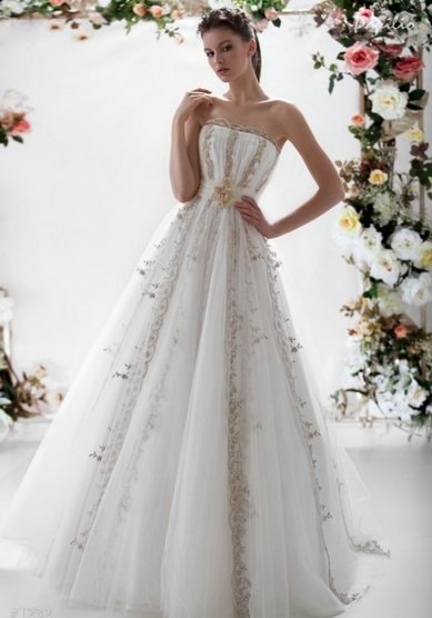 Свадебное платье Крем-карамель-Р14799 - Свадебные салоны Рейна