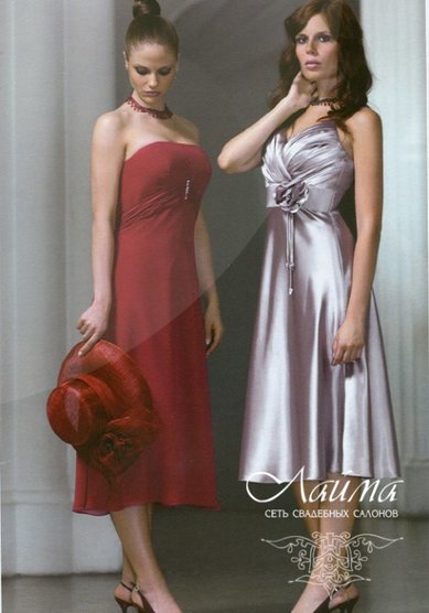Вечернее платье Courtney (слева)-Л16222 - Сеть свадебных салонов ЛАЙМА