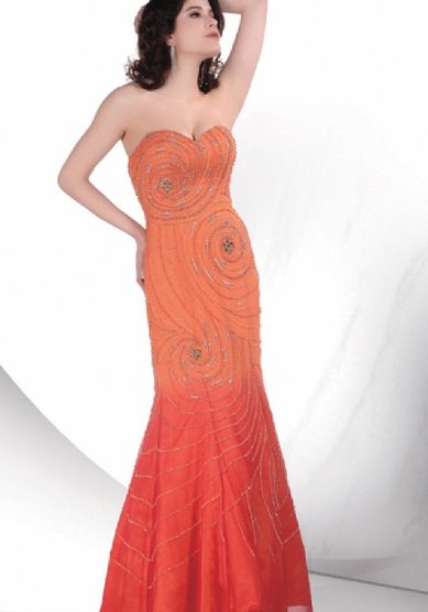 Вечернее платье 1039-M17094 - САЛОН-СТУДИЯ СВАДЕБНОЙ И ВЕЧЕРНЕЙ МОДЫ Mariag