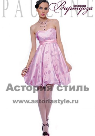 Вечернее платье Энни пастель-А17168 - Свадебный салон АСТОРИЯ СТИЛЬ