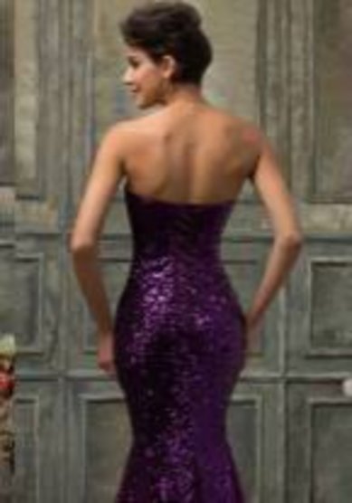 Вечернее платье Горошек-V18201 - Бутик VENDI