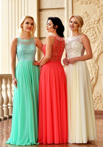 Вечернее платье №77-V18203 - Бутик VENDI