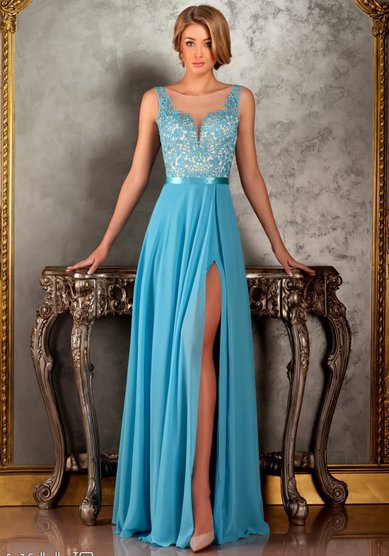 Вечернее платье Антония-V18206 - Бутик VENDI