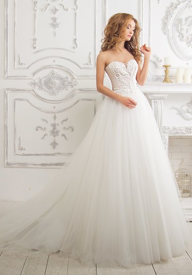 Свадебное платье Лаура-V18237 - Бутик VENDI