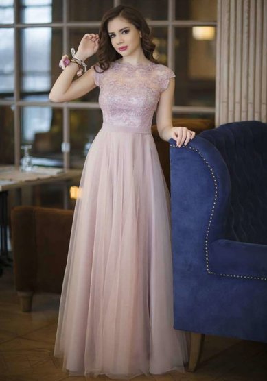 Вечернее платье Шанель-V18255 - Бутик VENDI