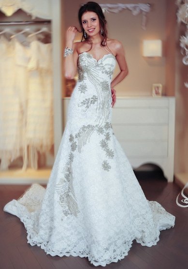 Свадебное платье ANIYA-W18383 - Свадебный бутик WonderWhite