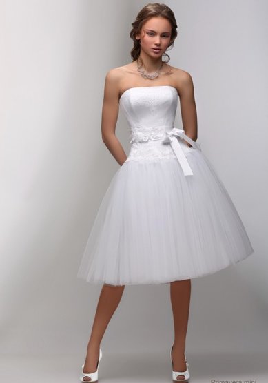 Свадебное платье Примавера-мини-B19057 - Мир свадебной моды Bellissimo
