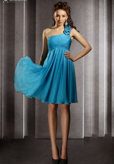 Вечернее платье №77 салатовый цвет-V23140 - Бутик VENDI