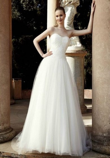 Свадебное платье DIVINA-W23925 - Свадебный бутик WonderWhite