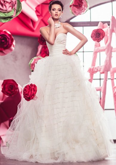 Свадебное платье Стрелиция-A26842 - Дом свадебной и вечерней моды Anna Bogdan