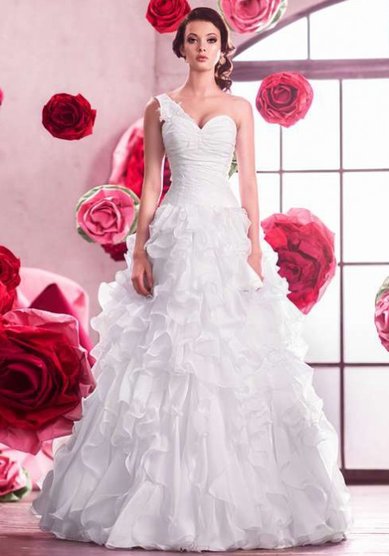 Свадебное платье Пион-A26889 - Дом свадебной и вечерней моды Anna Bogdan