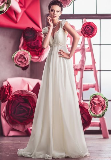 Свадебное платье 1624 Циния-A27517 - Дом свадебной и вечерней моды Anna Bogdan