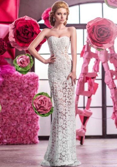 Свадебное платье Анеона 1704-A32605 - Дом свадебной и вечерней моды Anna Bogdan