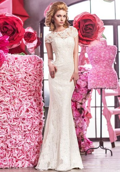 Свадебное платье Канны 1707-A32608 - Дом свадебной и вечерней моды Anna Bogdan